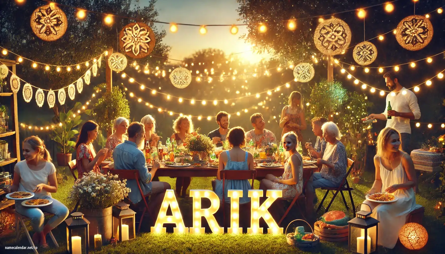 Sărbătorirea zilei onomastice și a numelui - Arik