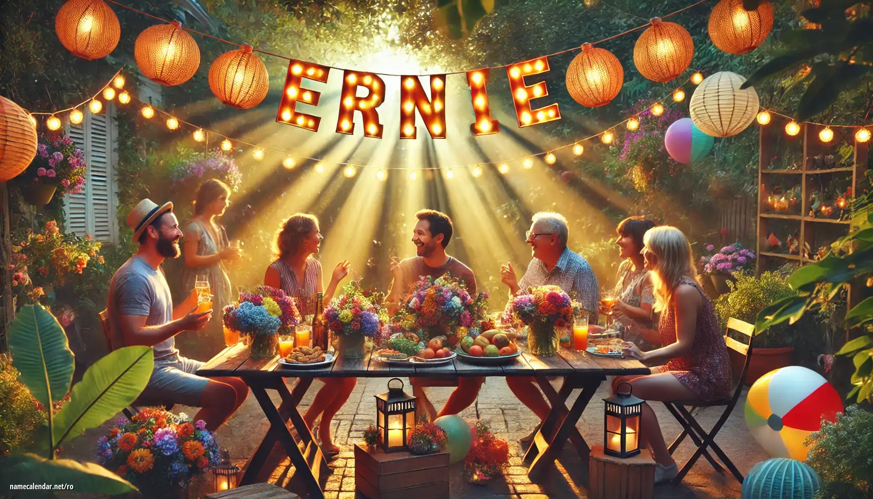 Sărbătorirea zilei onomastice și a numelui - Ernie