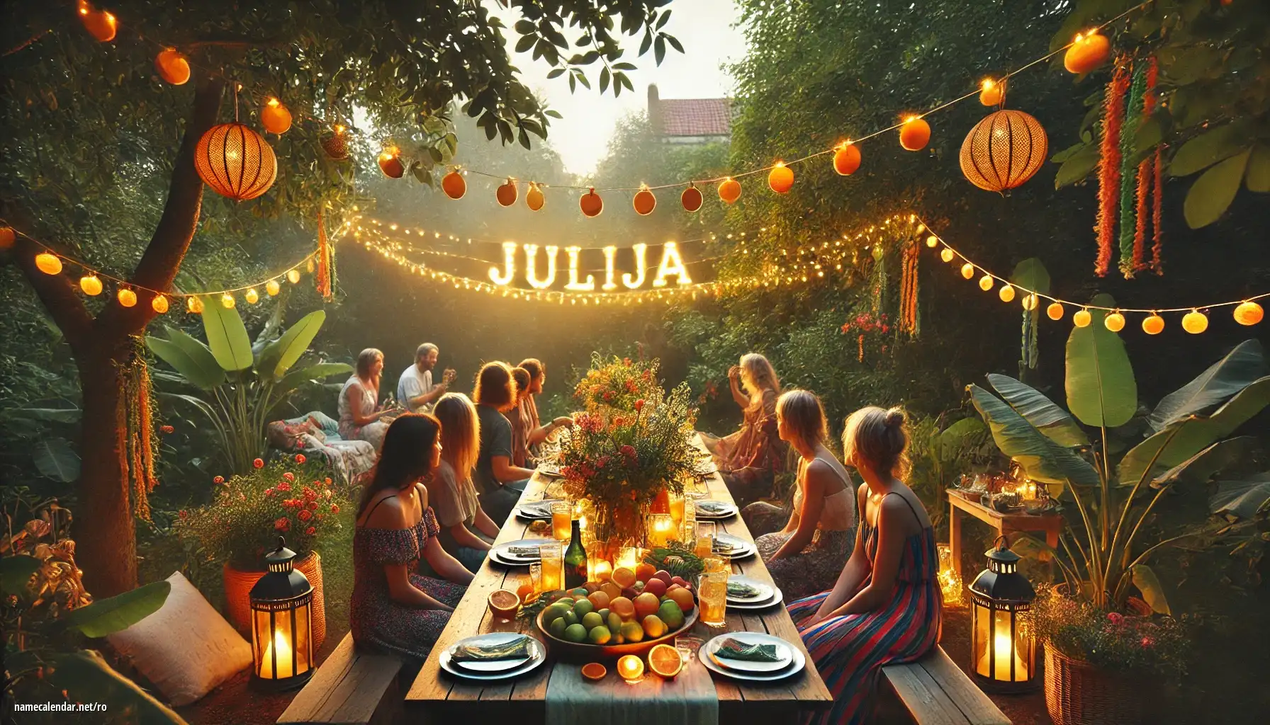 Sărbătorirea zilei onomastice și a numelui - Julija