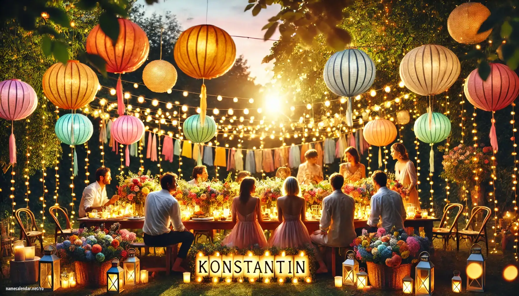Sărbătorirea zilei onomastice și a numelui - Konštantín