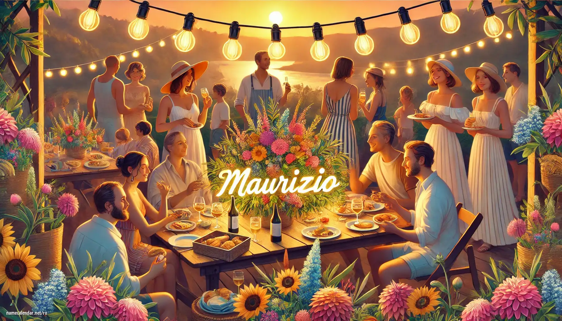 Sărbătorirea zilei onomastice și a numelui - Maurizio