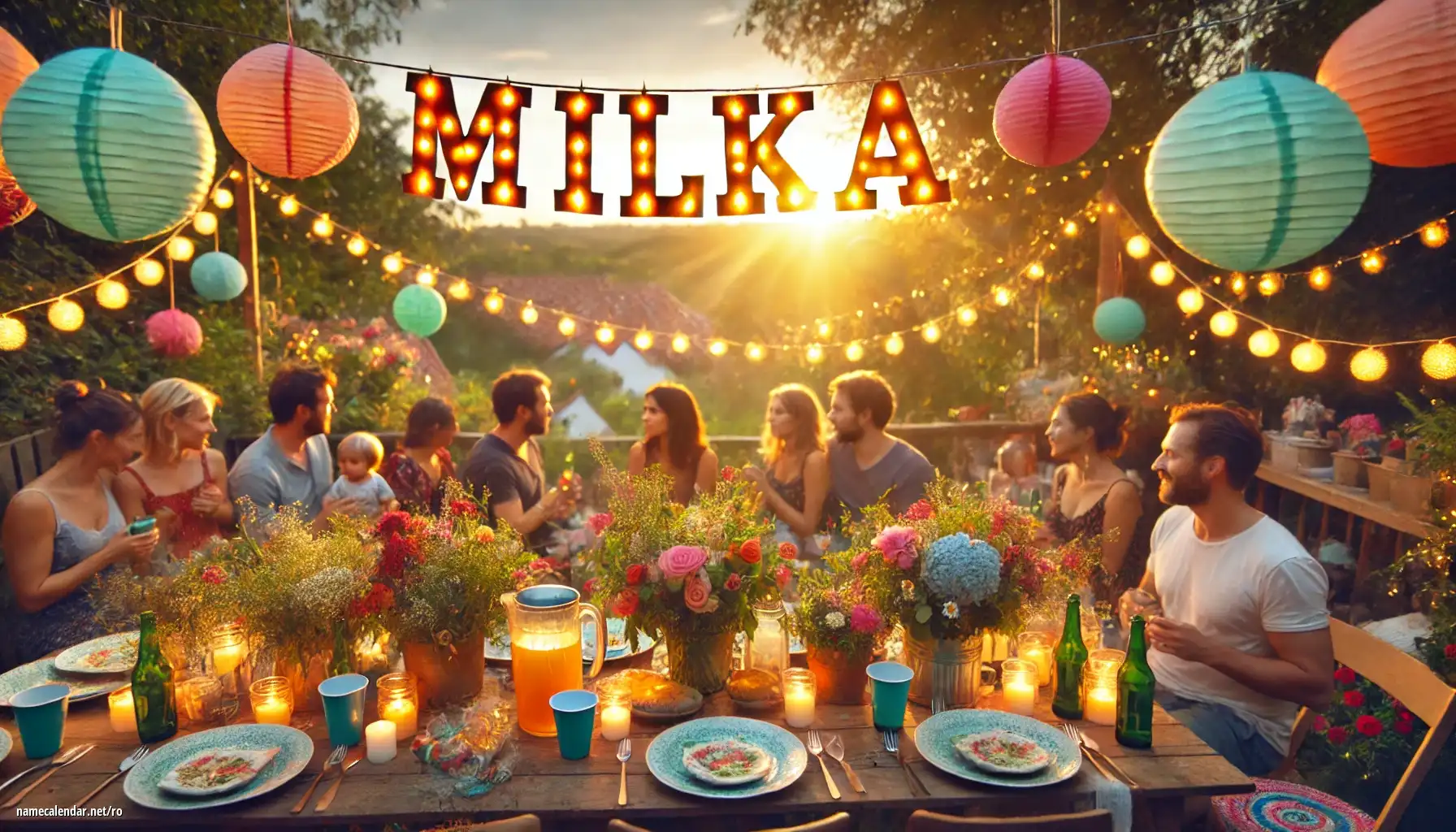 Sărbătorirea zilei onomastice și a numelui - Milka