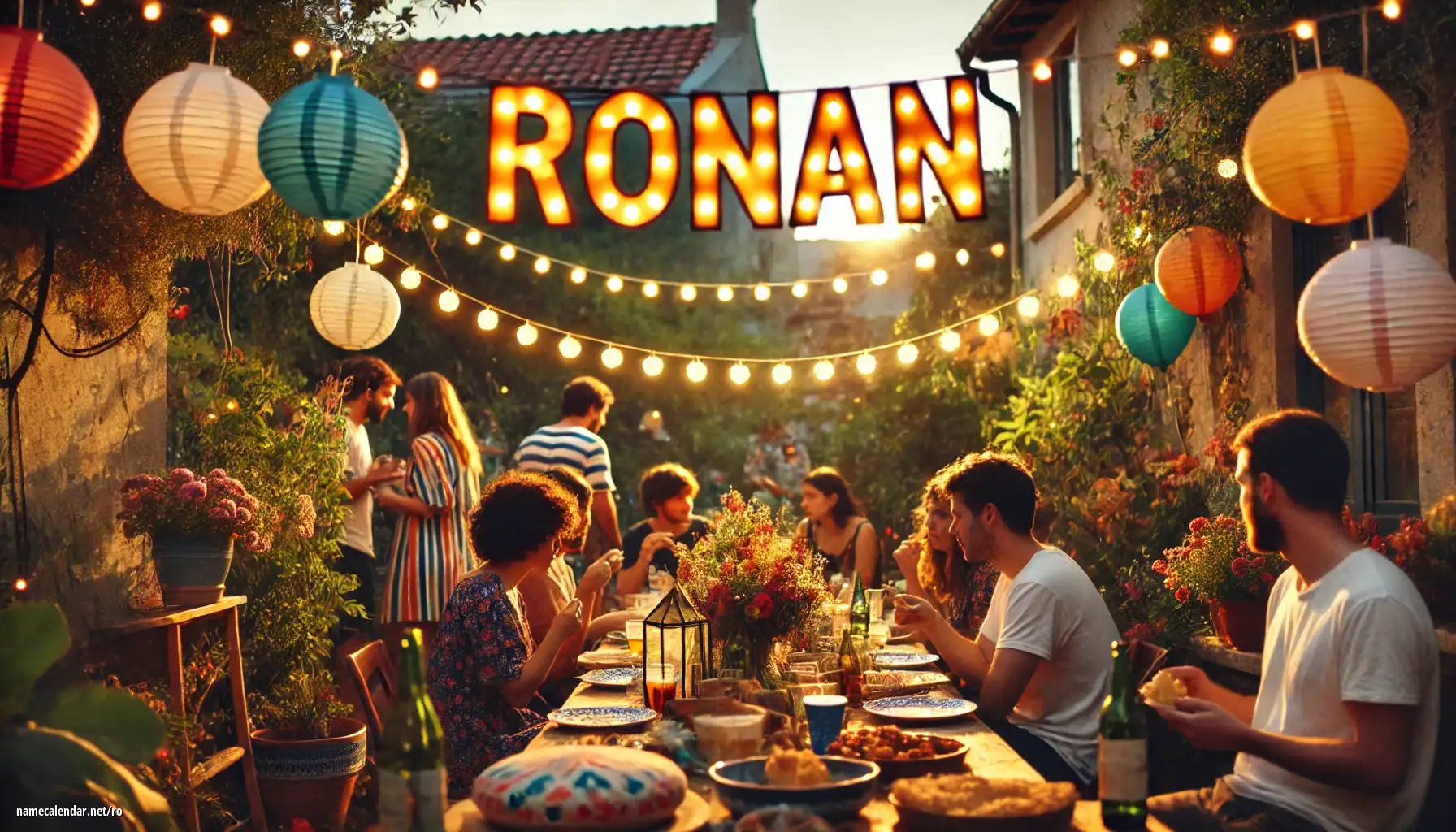 Sărbătorirea zilei onomastice și a numelui - Ronan