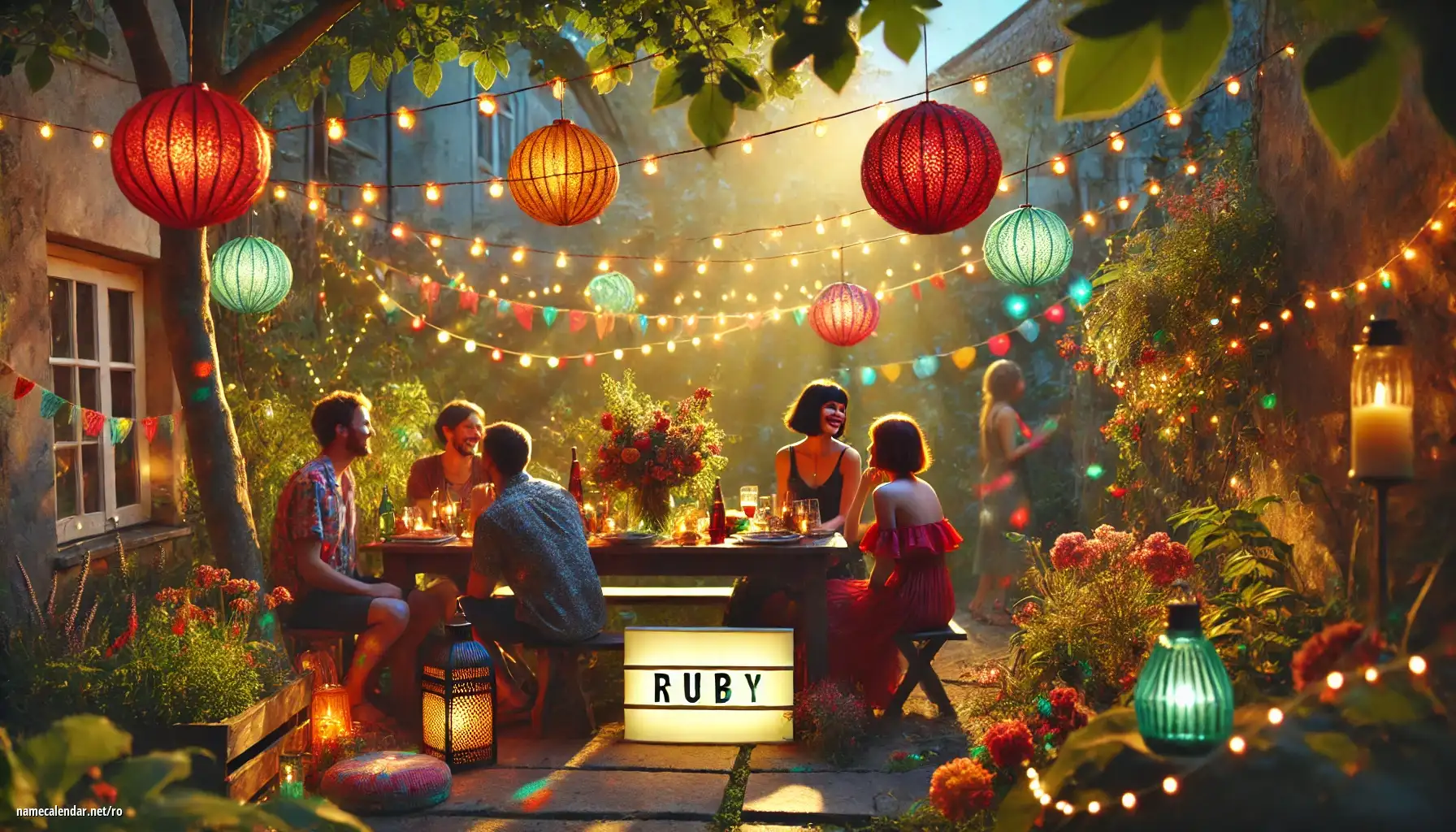 Sărbătorirea zilei onomastice și a numelui - Ruby
