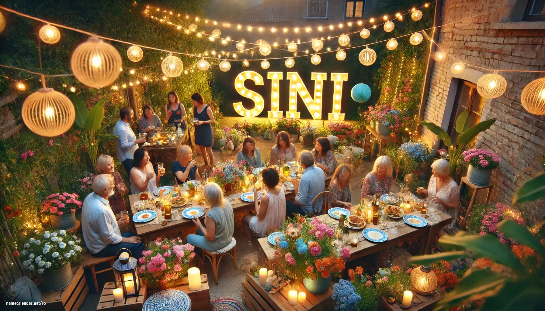 Sărbătorirea zilei onomastice și a numelui - Sini