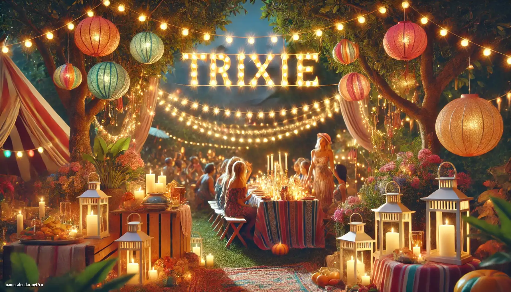 Sărbătorirea zilei onomastice și a numelui - Trixie