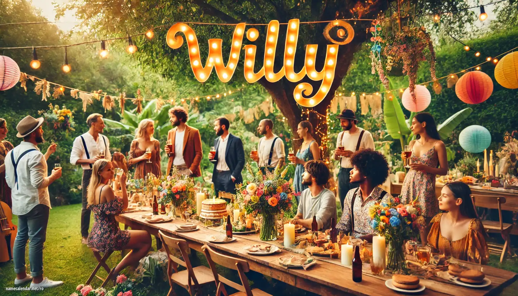 Sărbătorirea zilei onomastice și a numelui - Willy