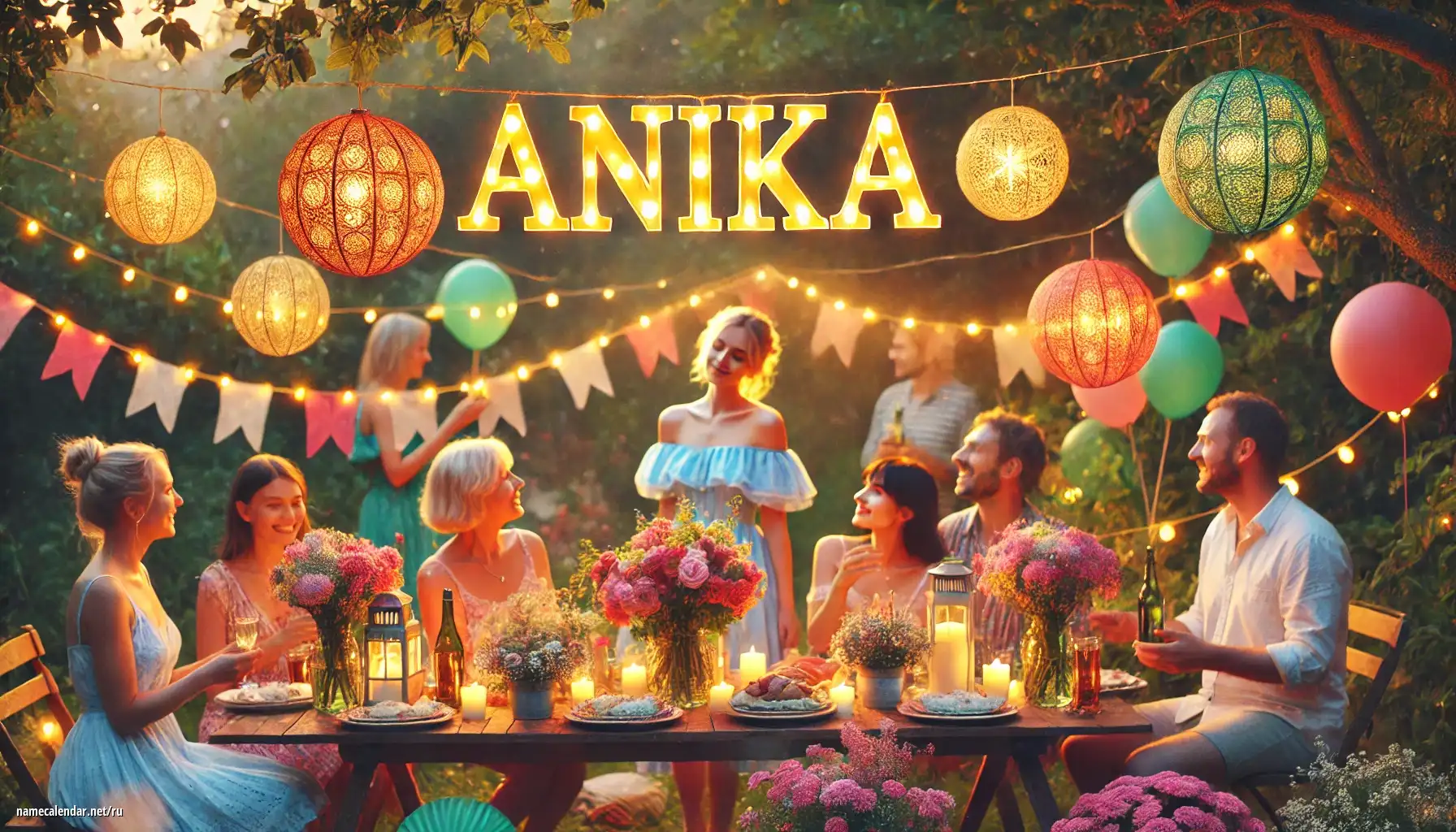 Празднование именин и именин - Anika