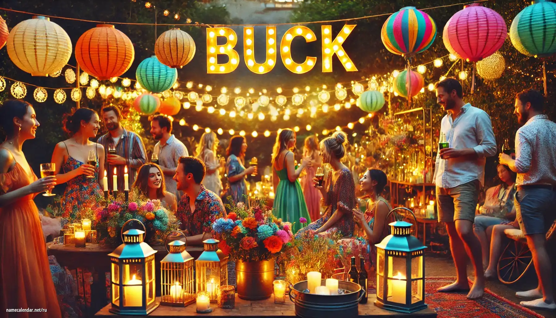 Празднование именин и именин - Buck