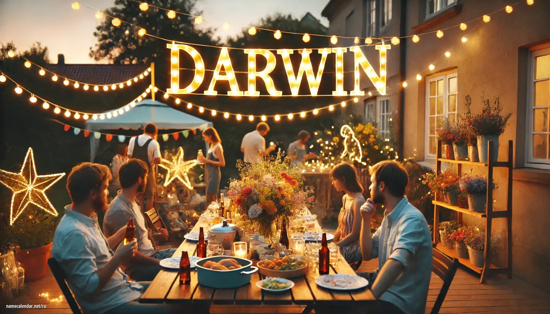 Празднование именин и именин - Darwin