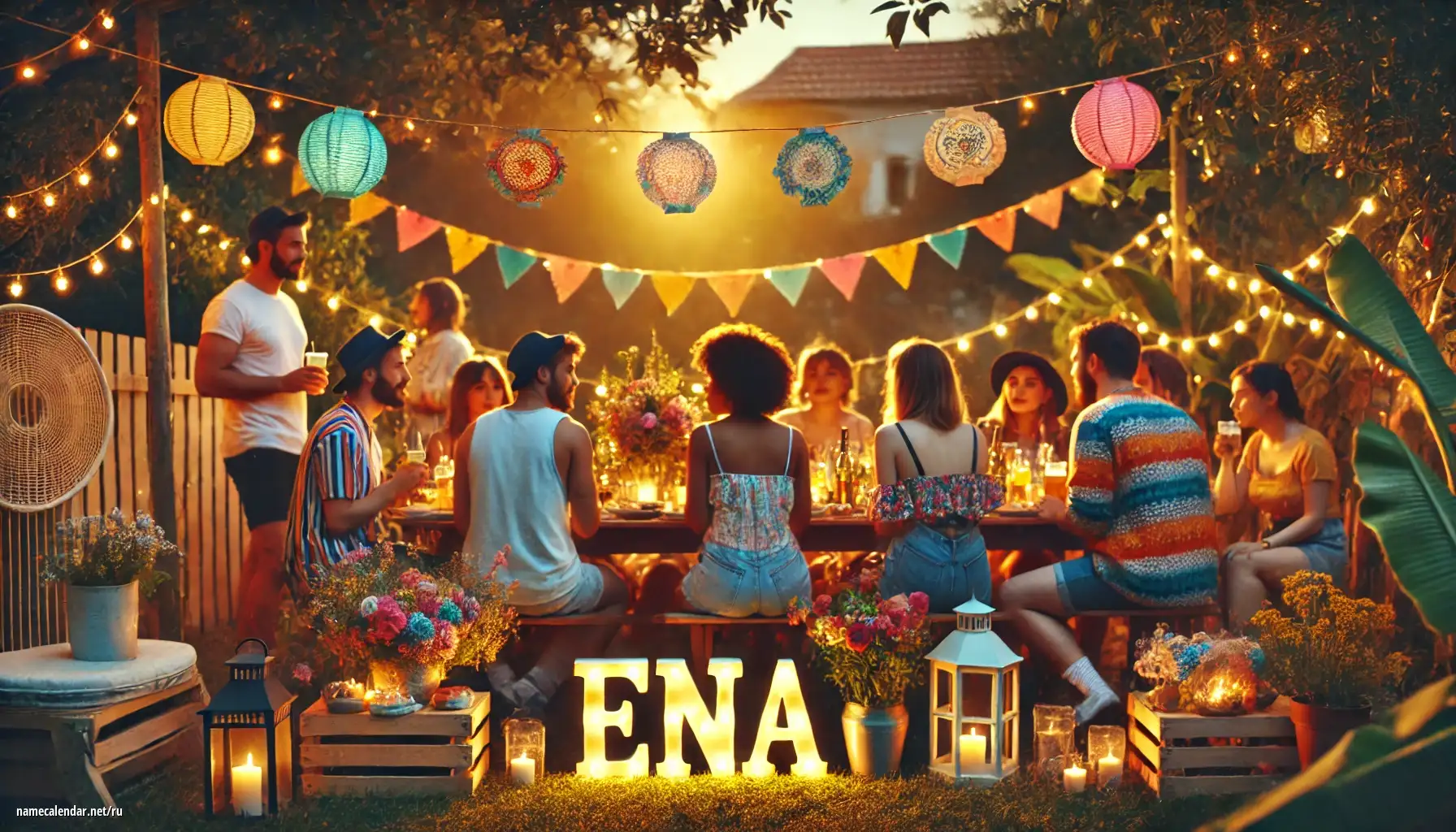 Празднование именин и именин - Ena