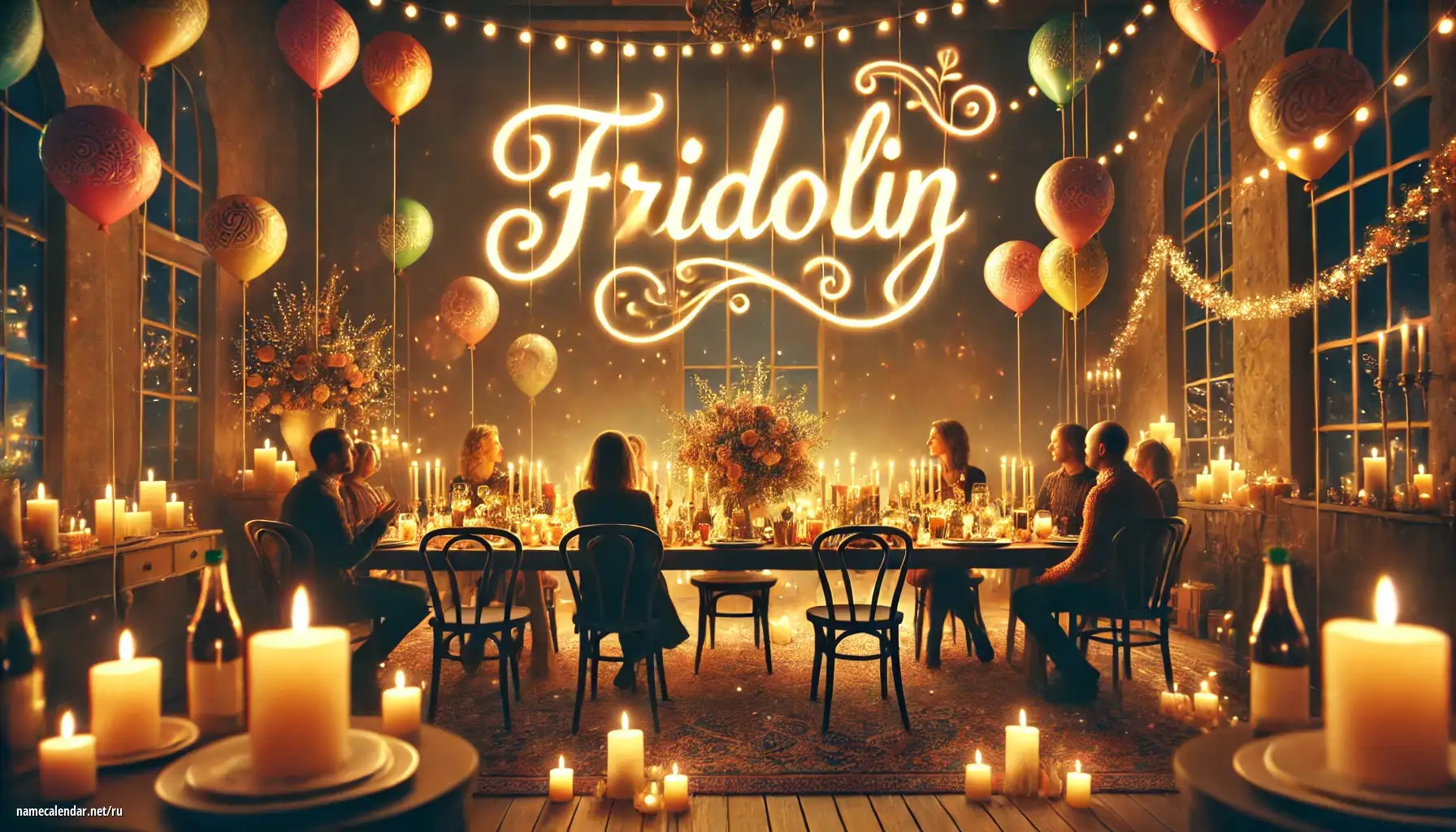 Празднование именин и именин - Fridolin