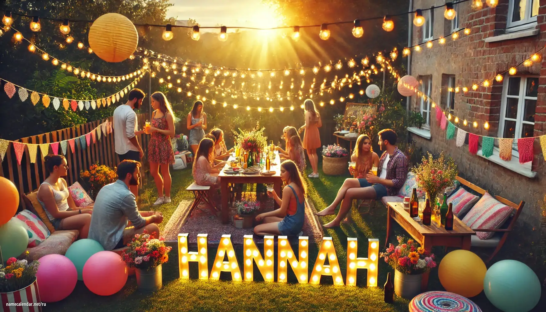 Празднование именин и именин - Hannah