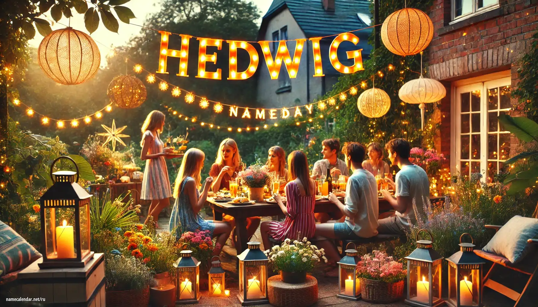 Празднование именин и именин - Hedwig