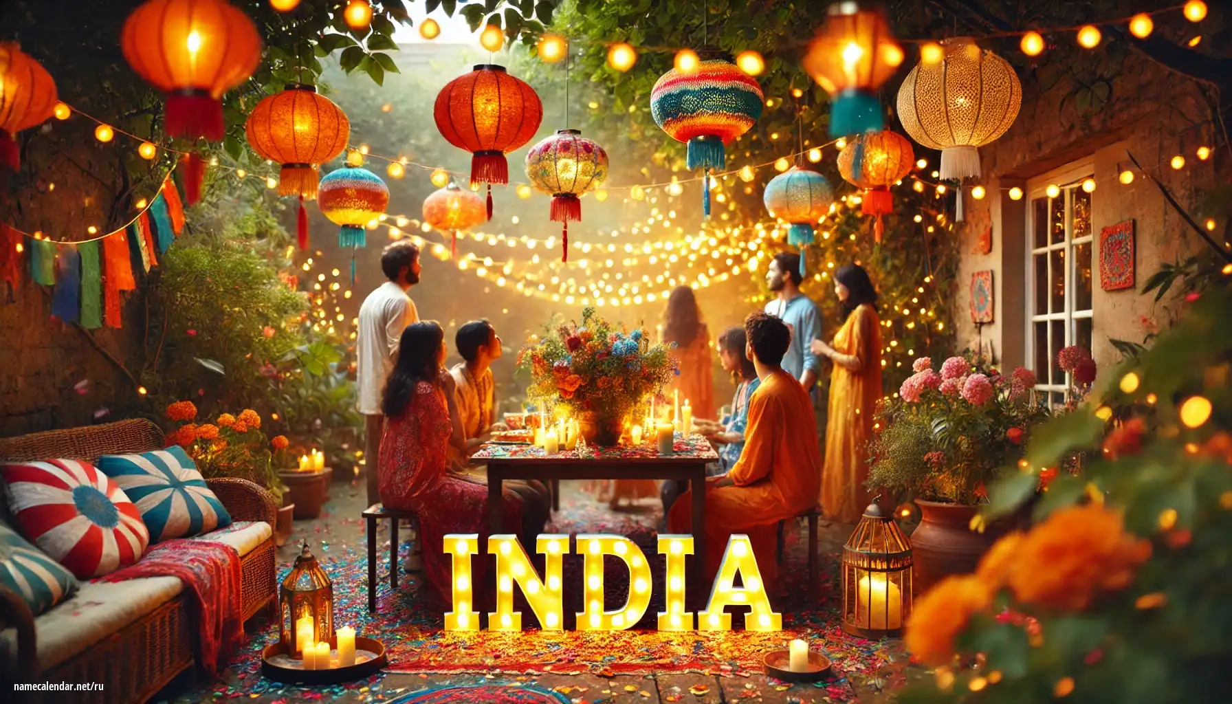 Празднование именин и именин - India