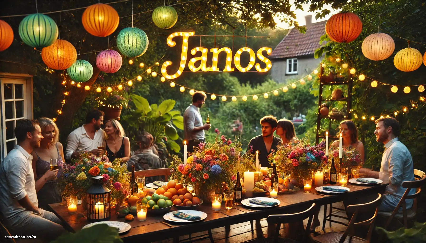 Празднование именин и именин - János
