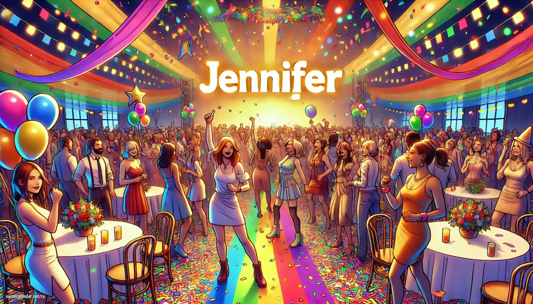 Празднование именин и именин - Jennifer