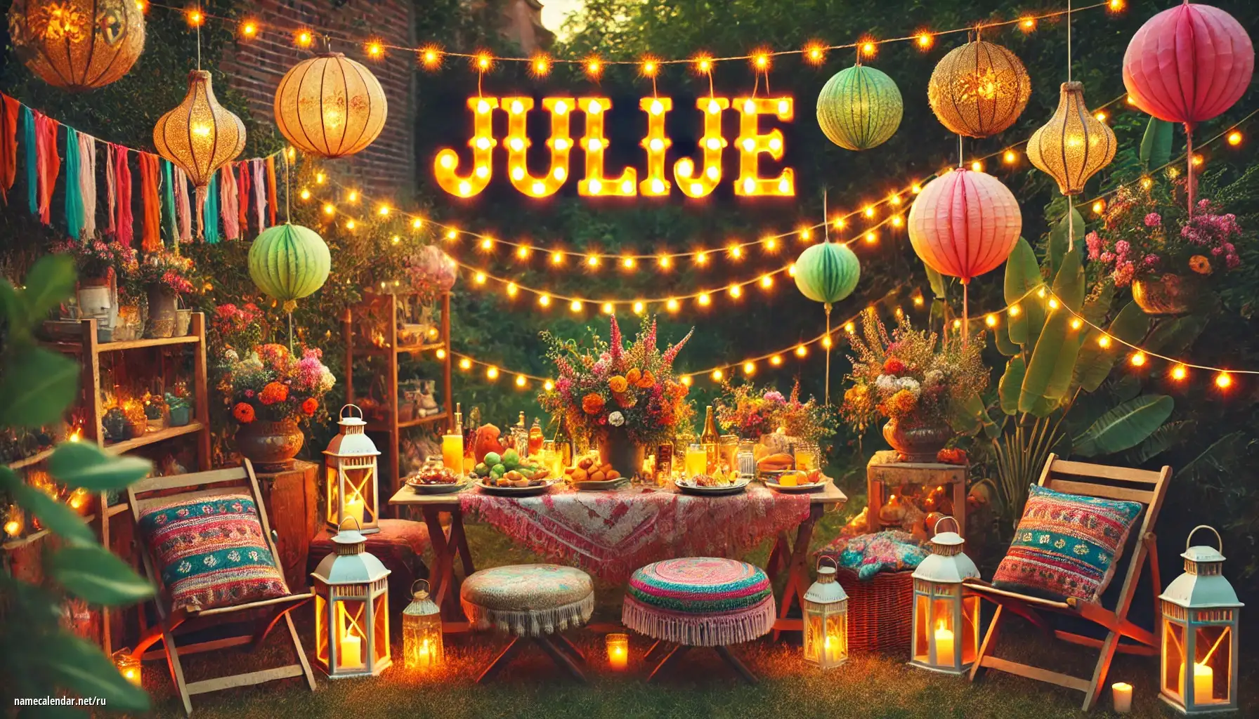 Празднование именин и именин - Julije