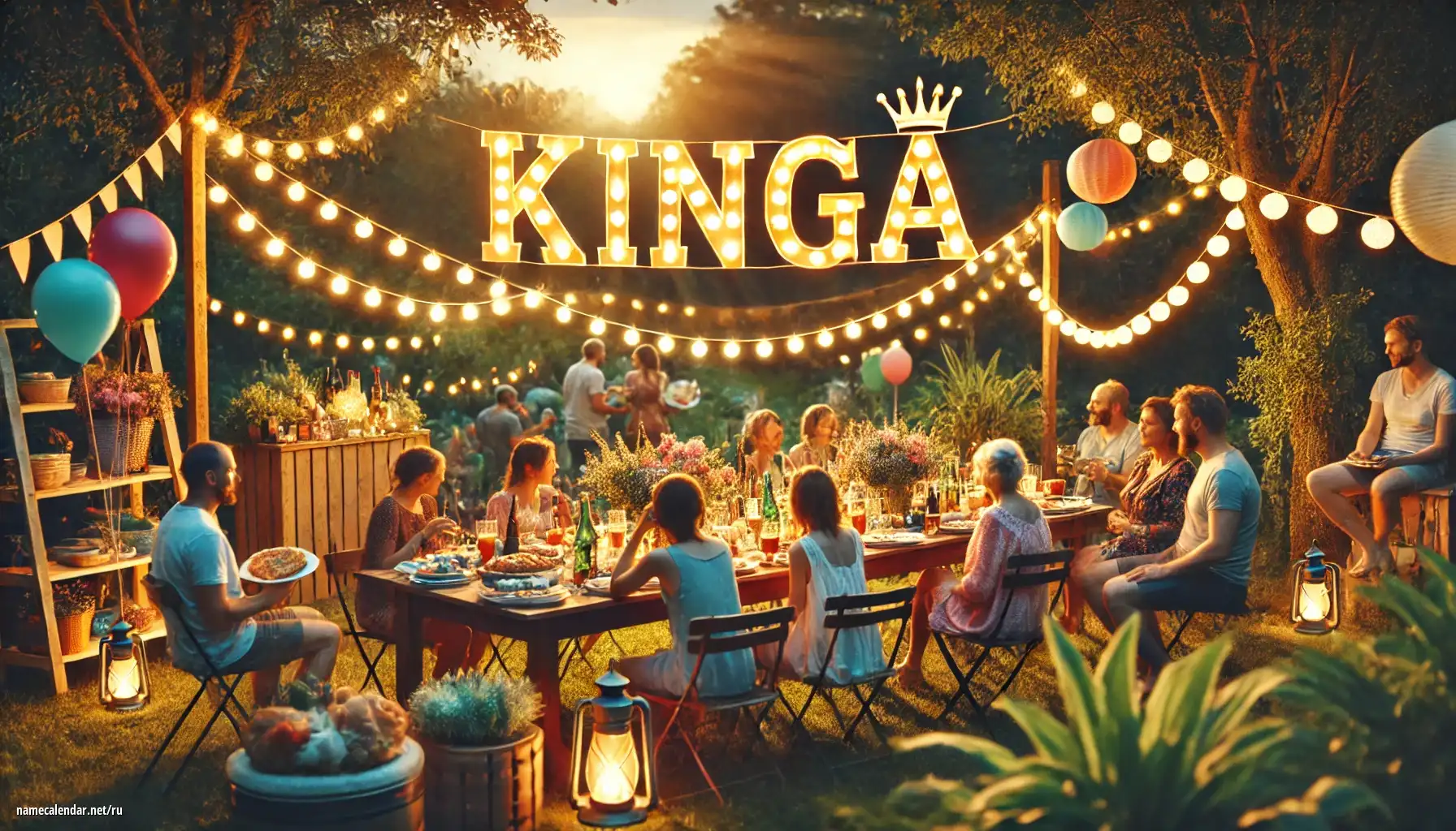 Празднование именин и именин - Kinga