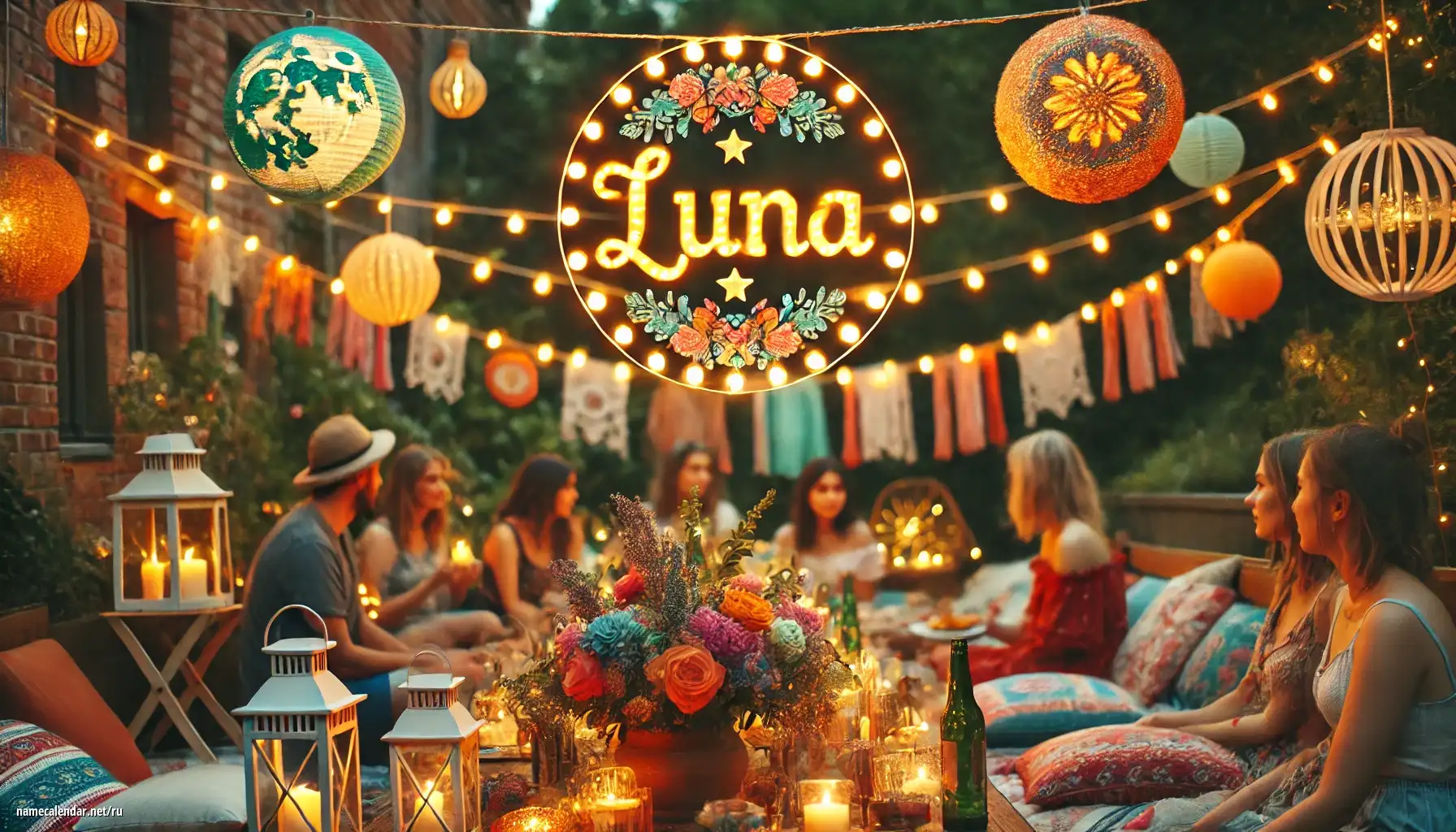 Празднование именин и именин - Luna
