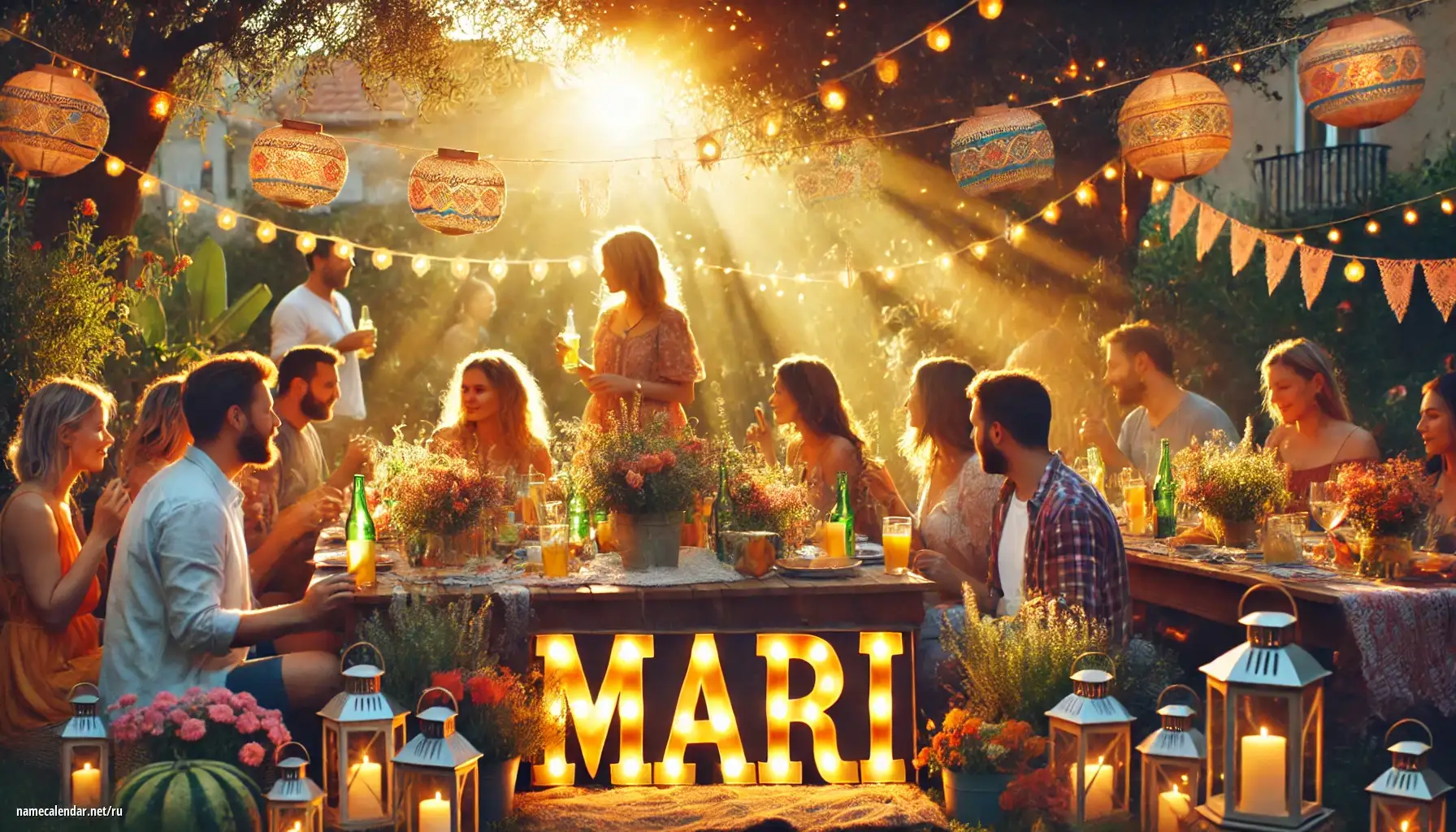Празднование именин и именин - Mari