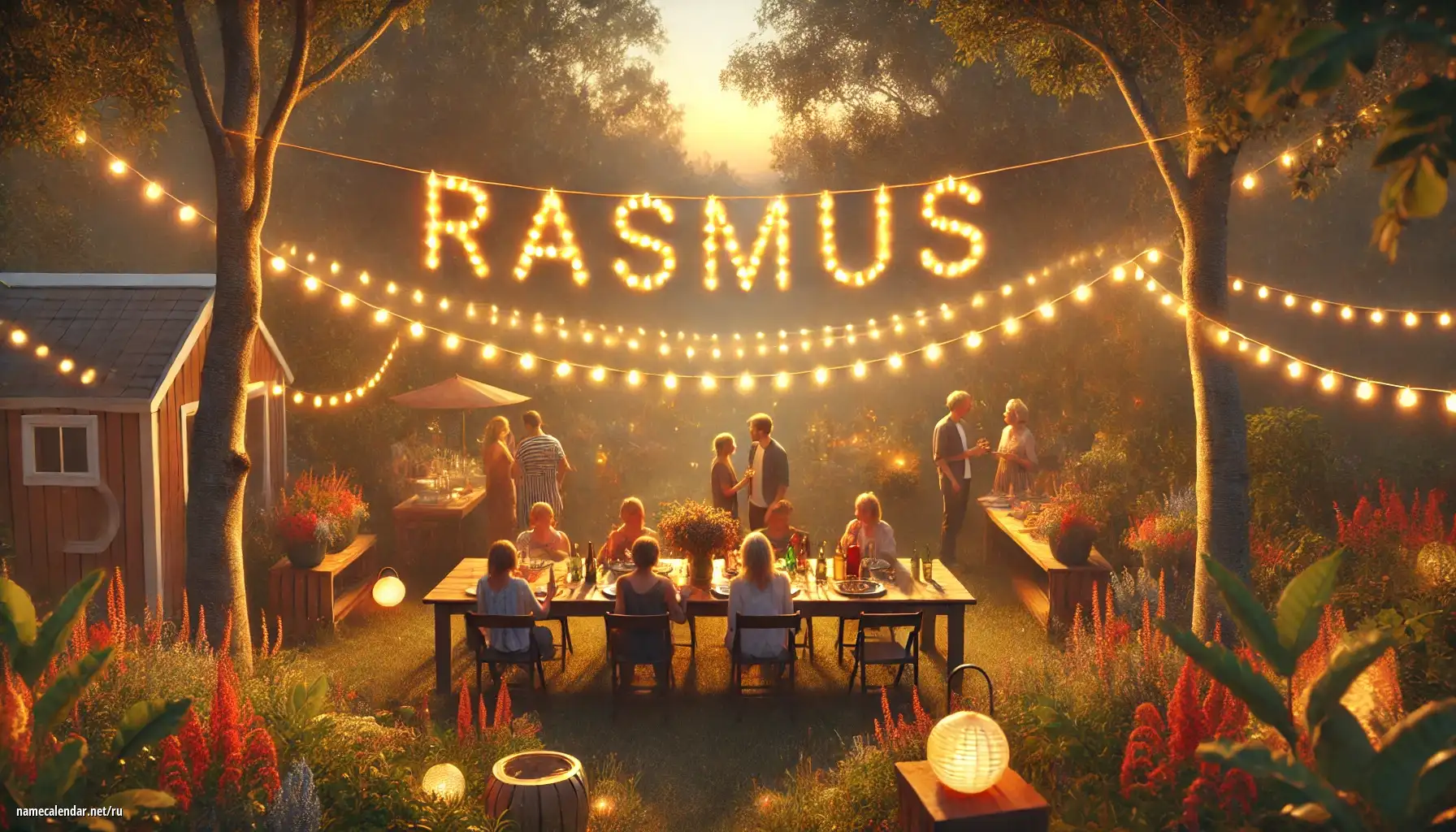 Празднование именин и именин - Rasmus