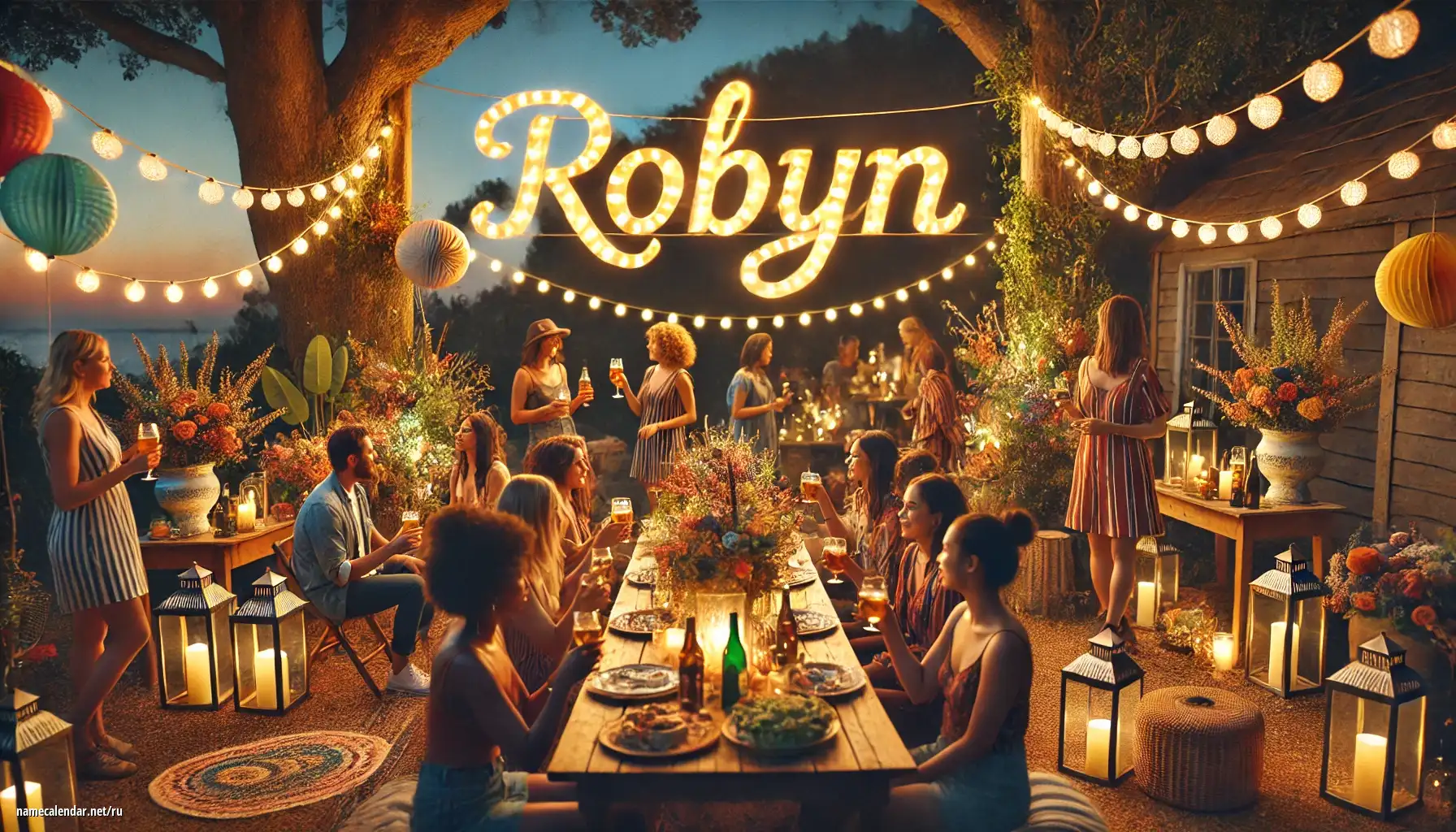 Празднование именин и именин - Robyn