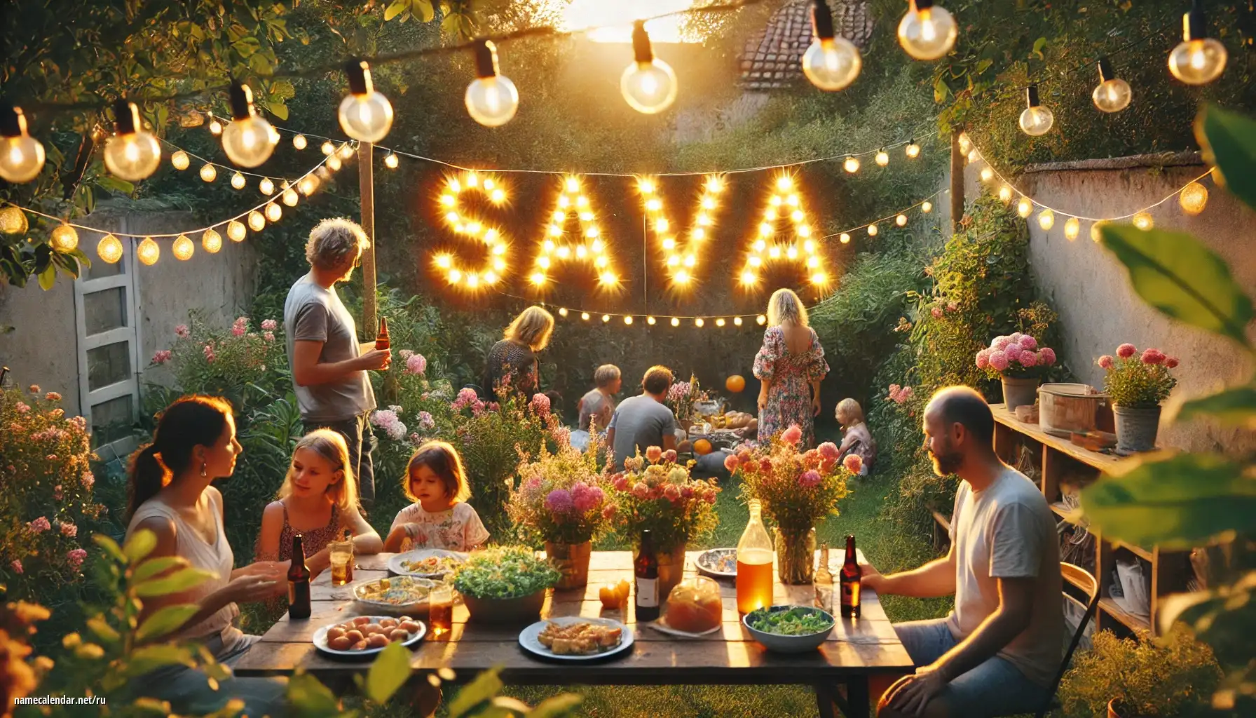 Празднование именин и именин - Sáva
