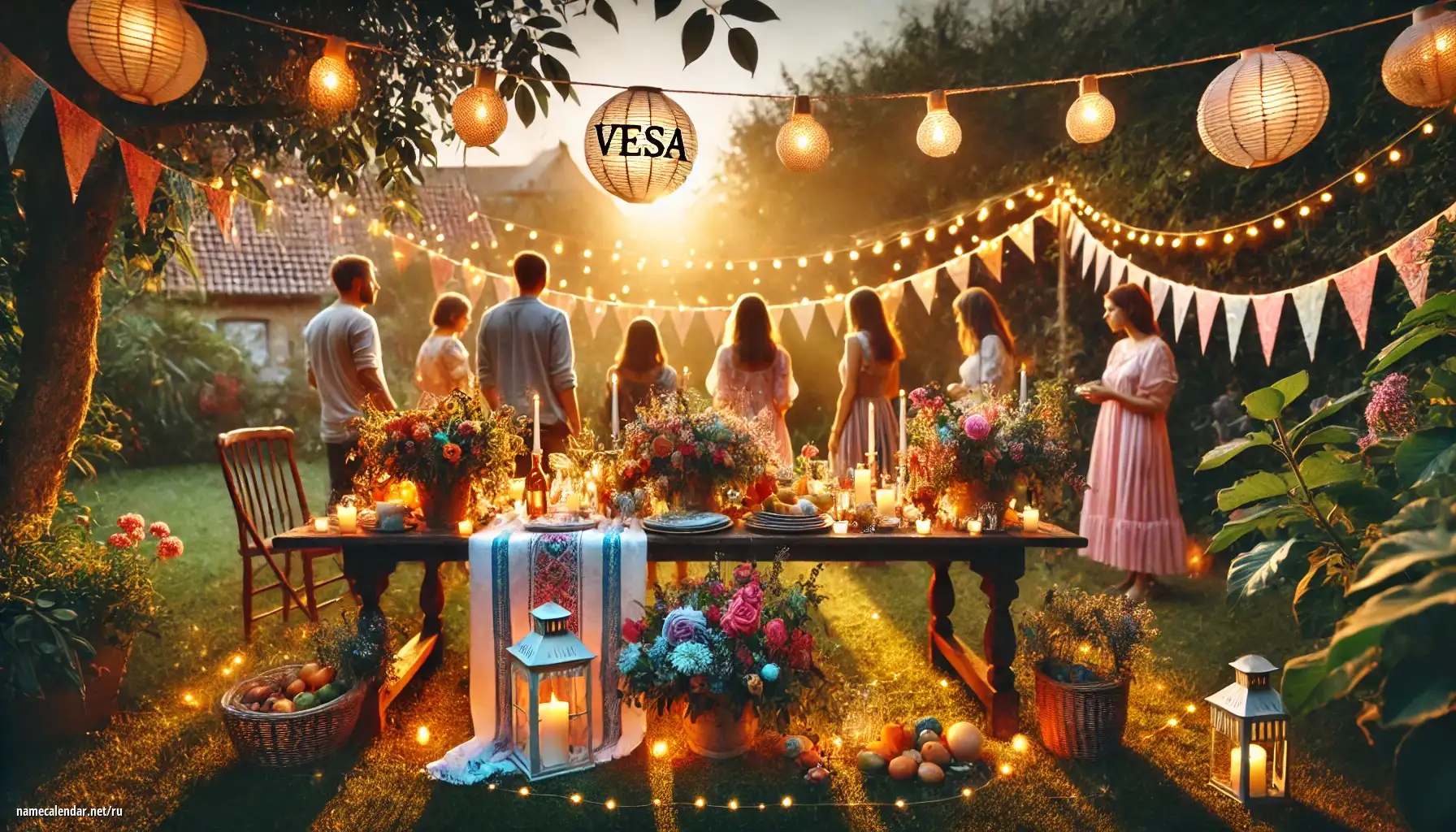 Празднование именин и именин - Vesa