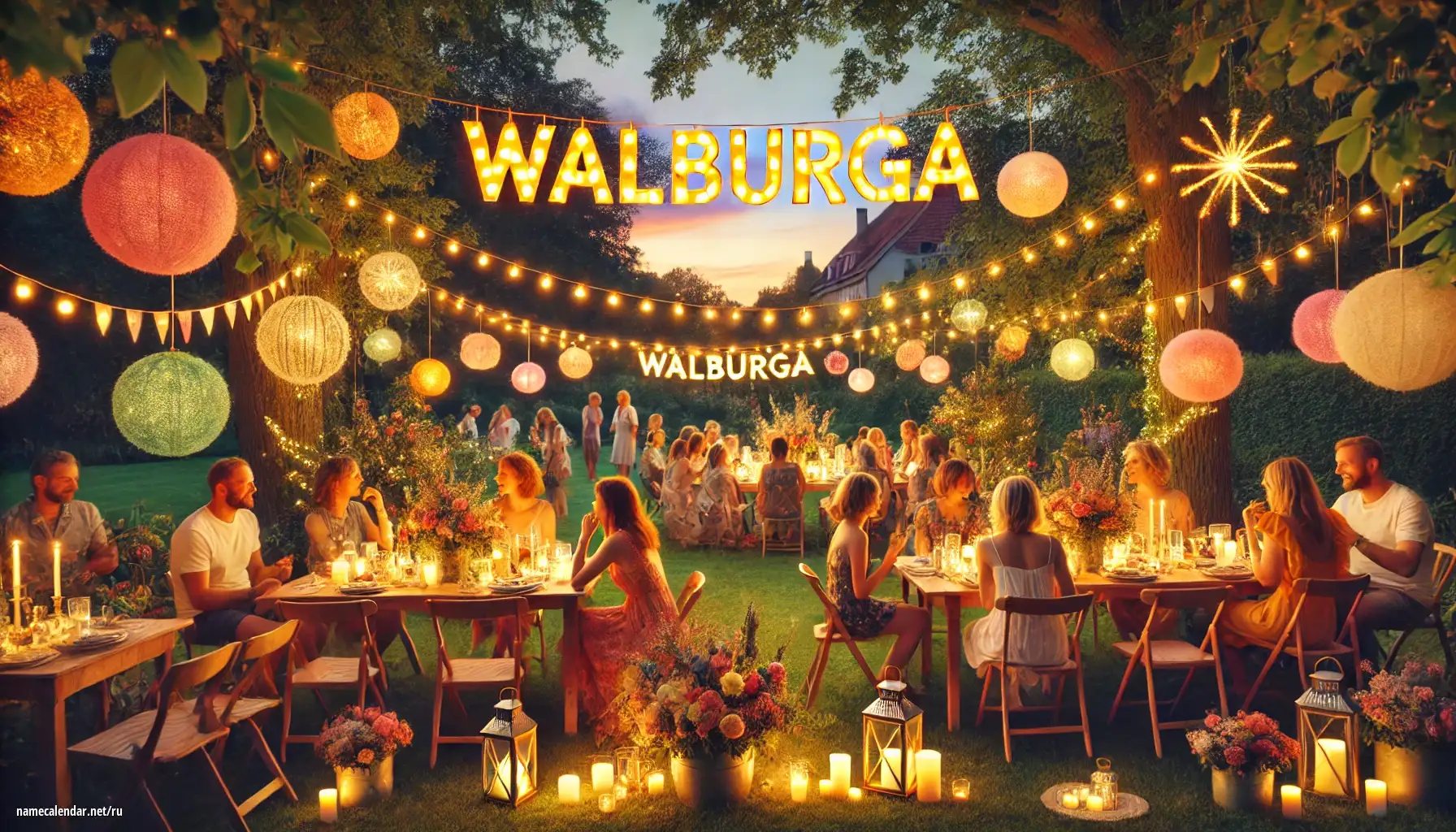 Празднование именин и именин - Walburga