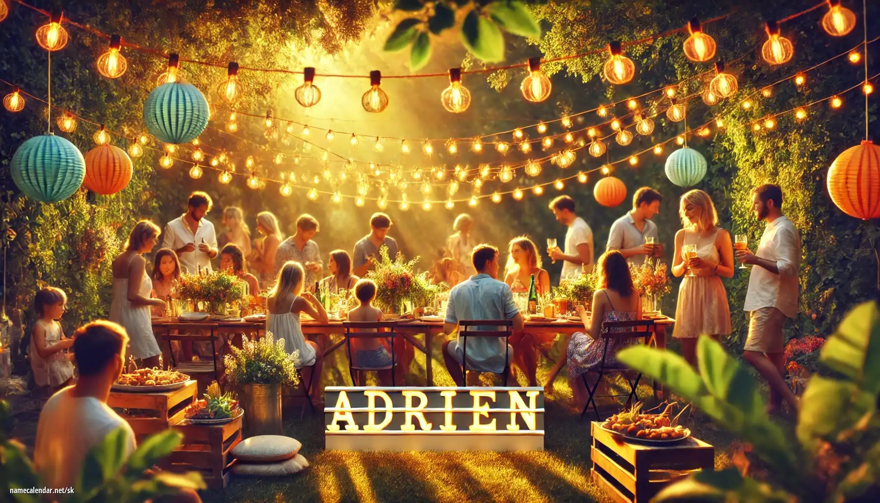 Oslava menín a mien - Adrien