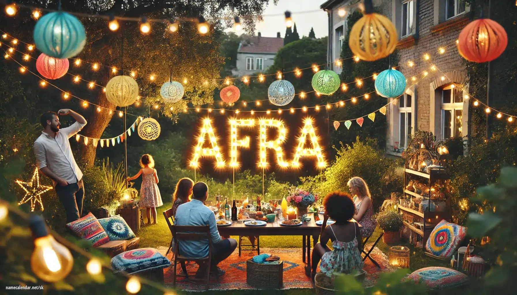 Oslava menín a mien - Afra