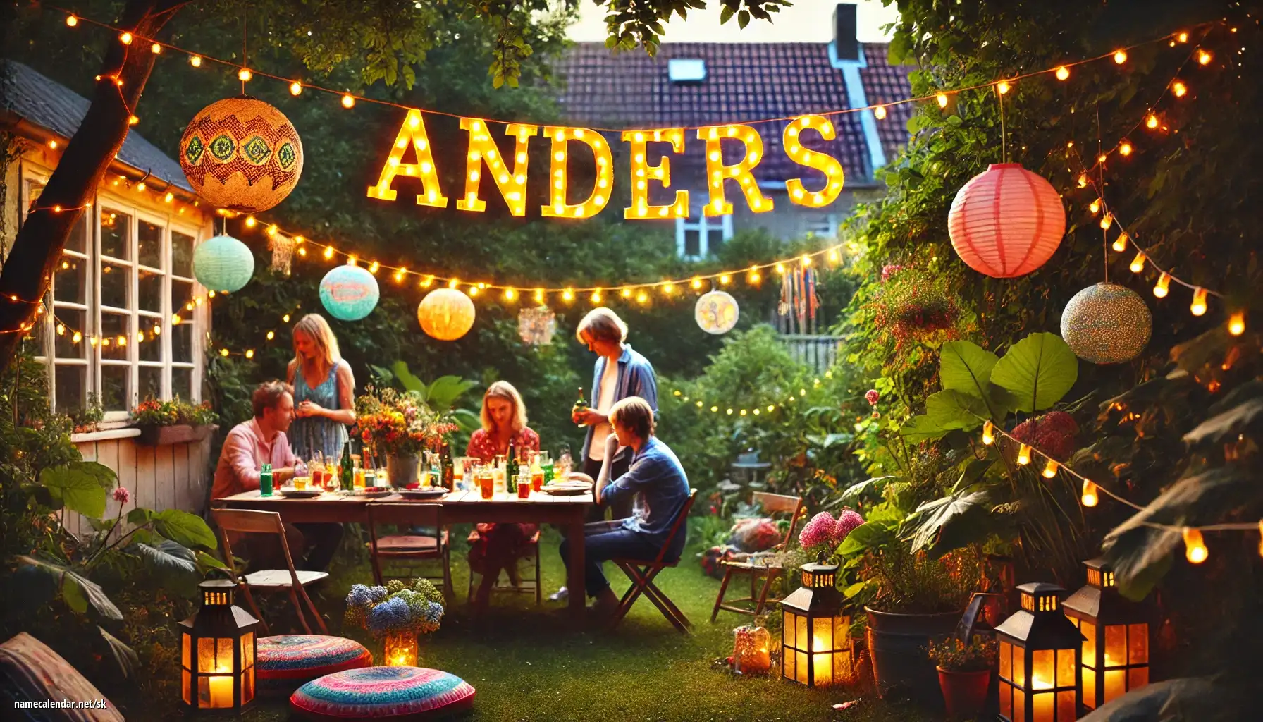 Oslava menín a mien - Anders