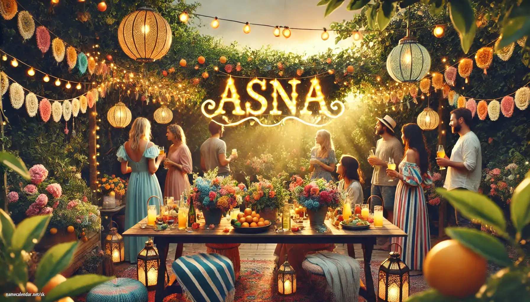 Oslava menín a mien - Asna