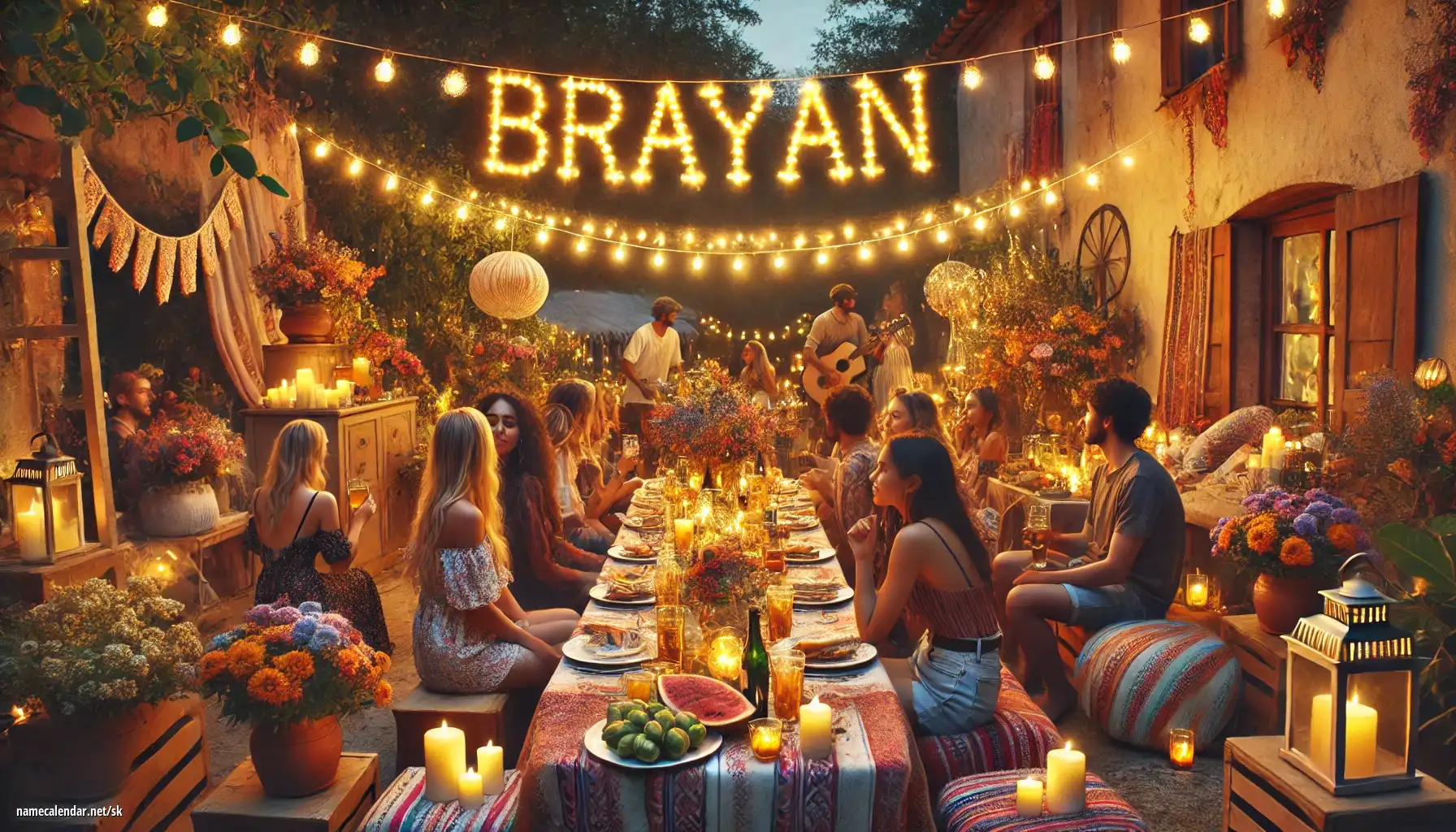 Oslava menín a mien - Brayan