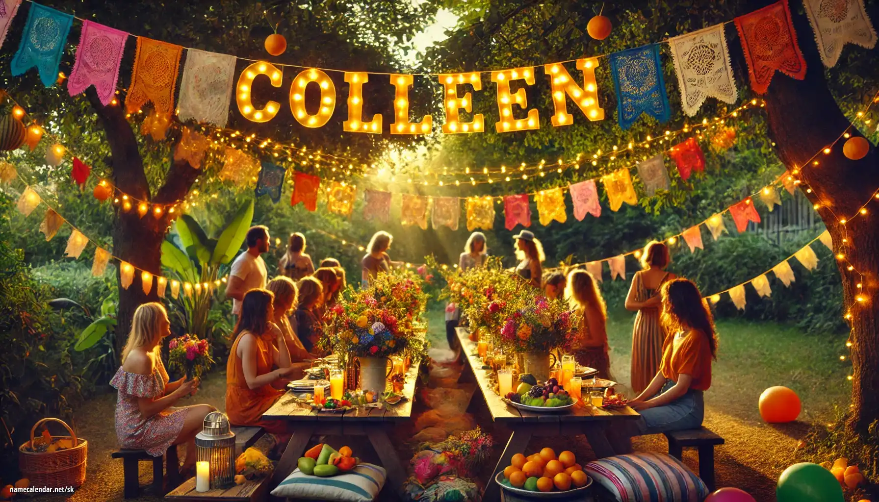 Oslava menín a mien - Colleen