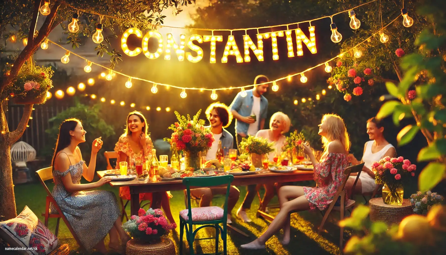 Oslava menín a mien - Constantin