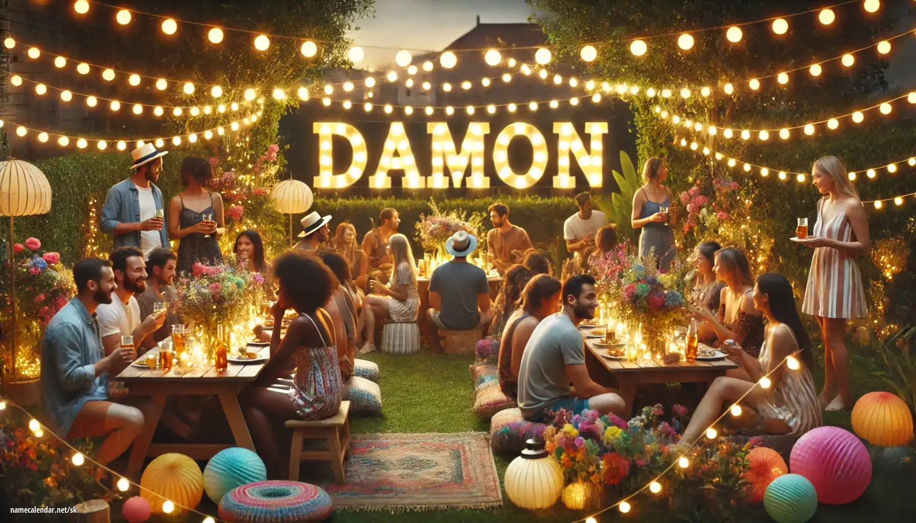 Oslava menín a mien - Damon