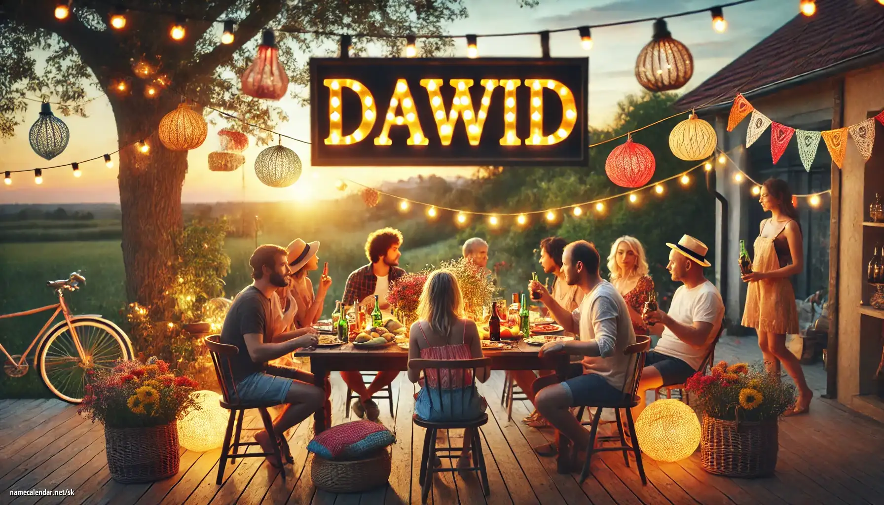 Oslava menín a mien - Dawid