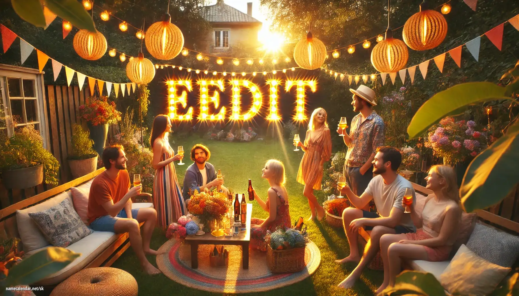 Oslava menín a mien - Eedit