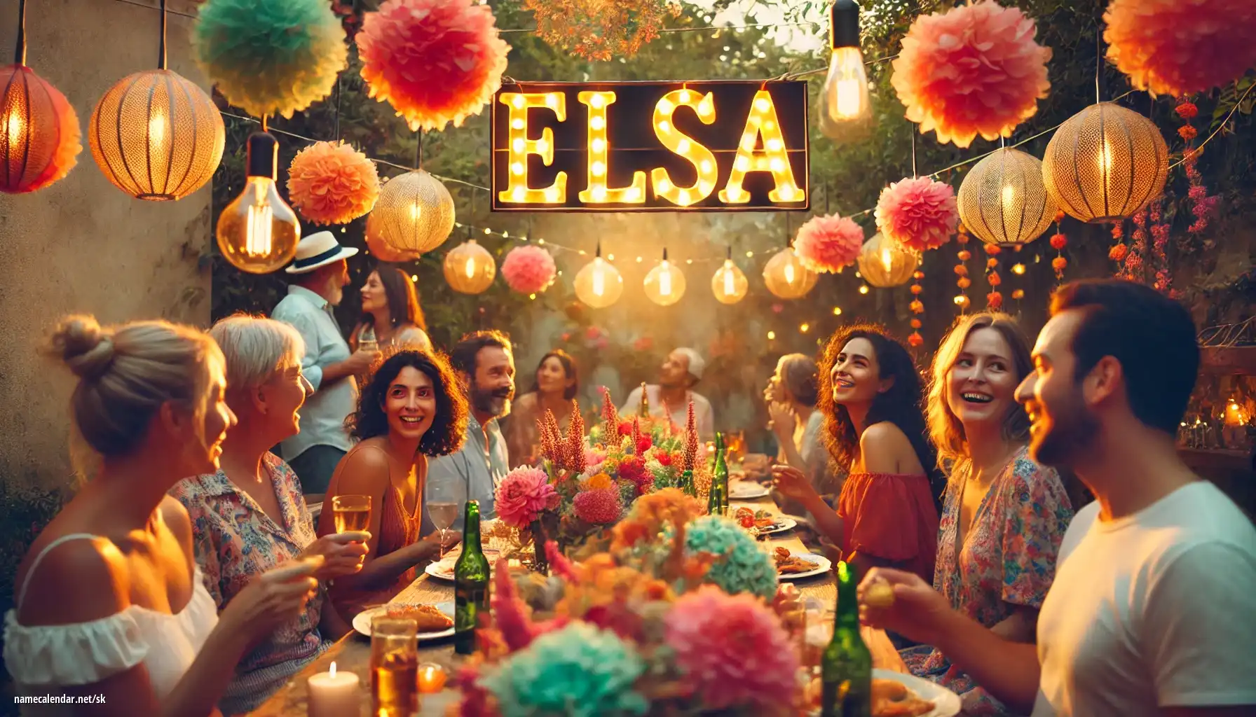 Oslava menín a mien - Elsa