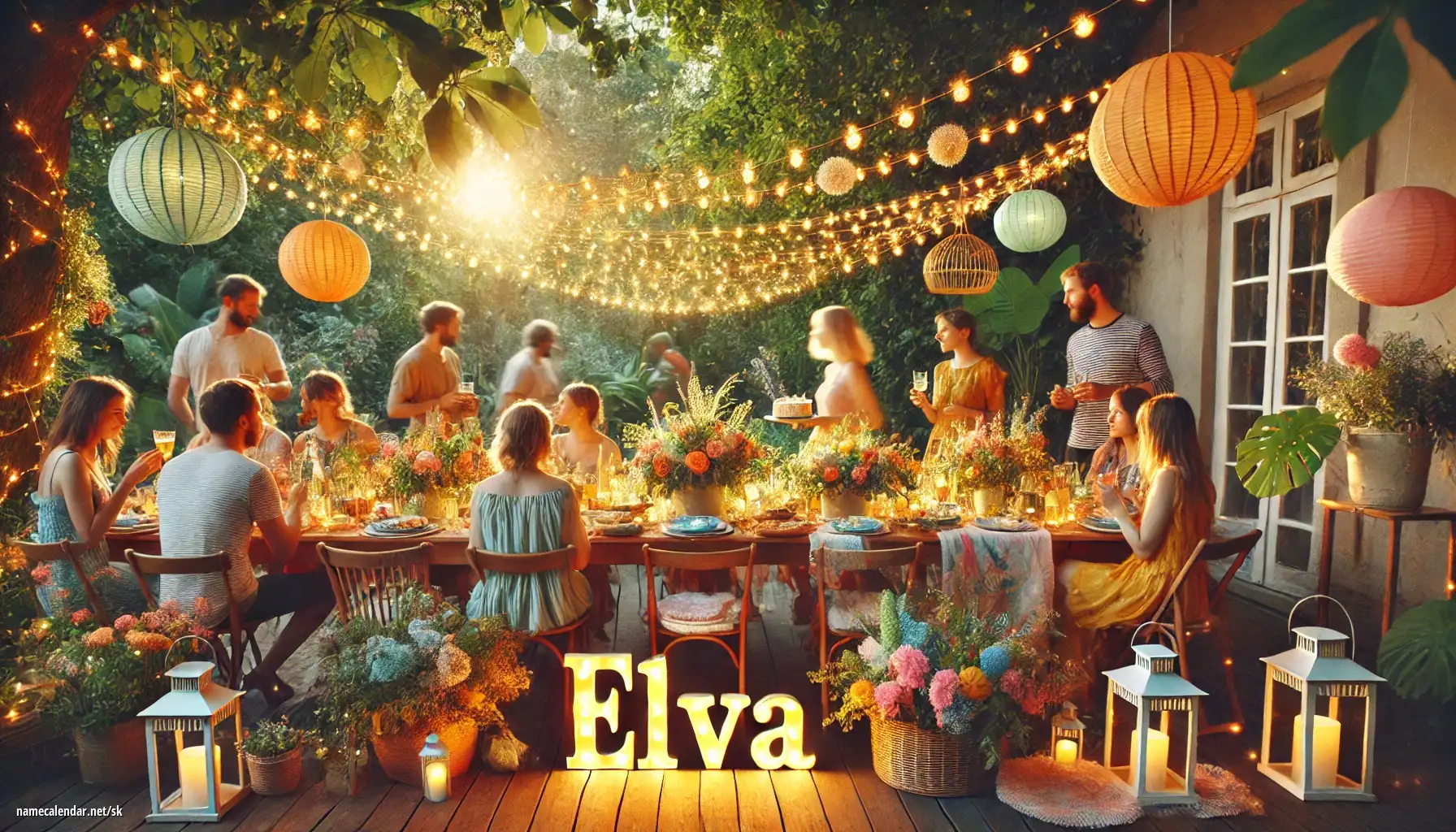 Oslava menín a mien - Elva