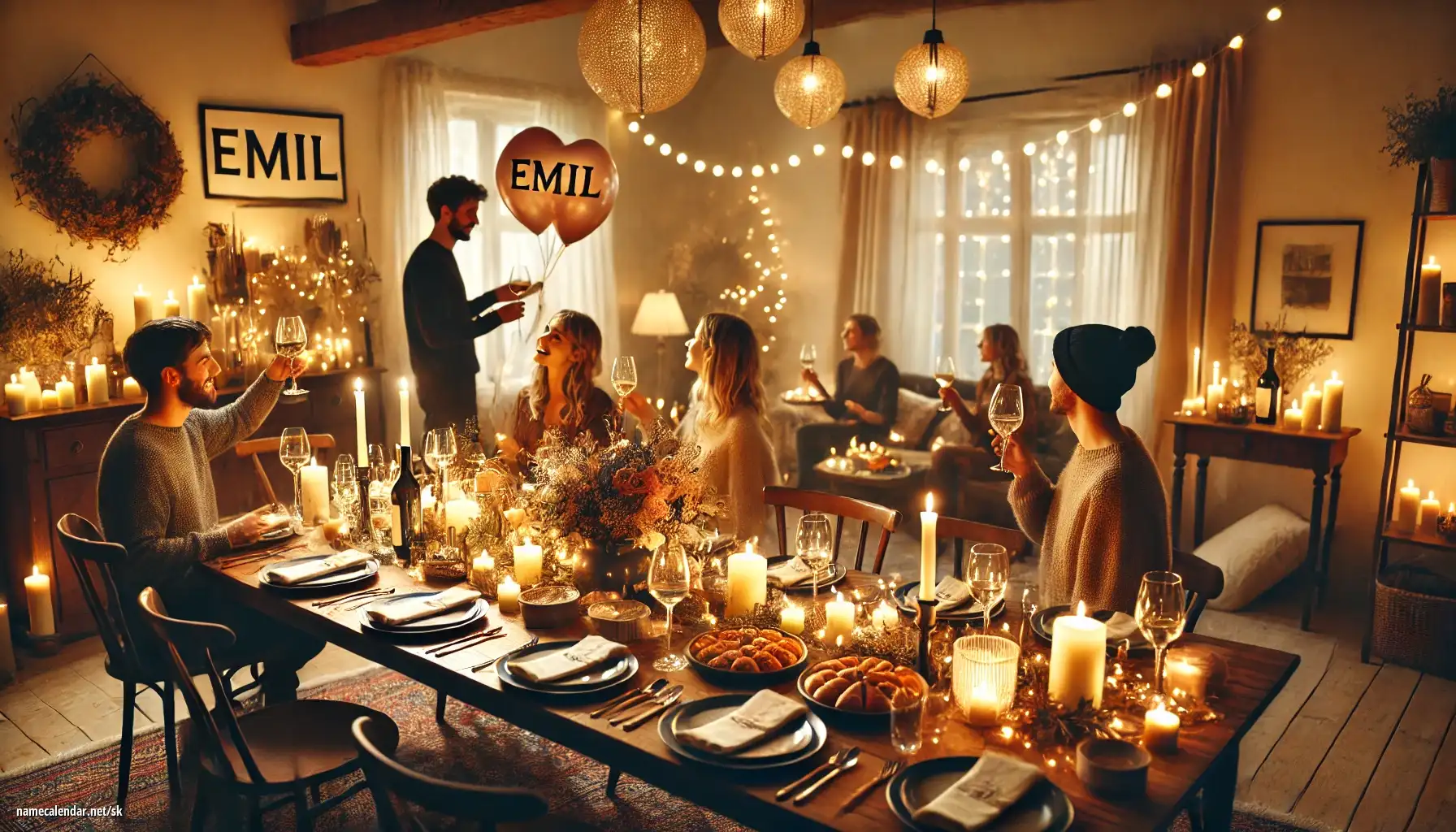 Oslava menín a mien - Emil