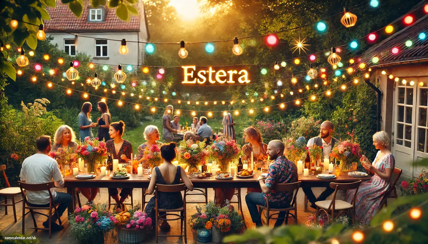 Oslava menín a mien - Estera