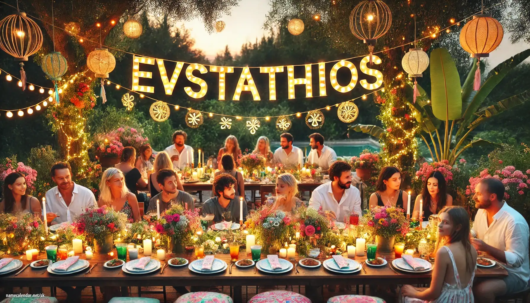 Oslava menín a mien - Evstathios