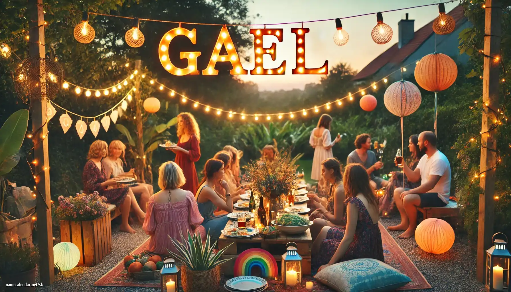 Oslava menín a mien - Gaël