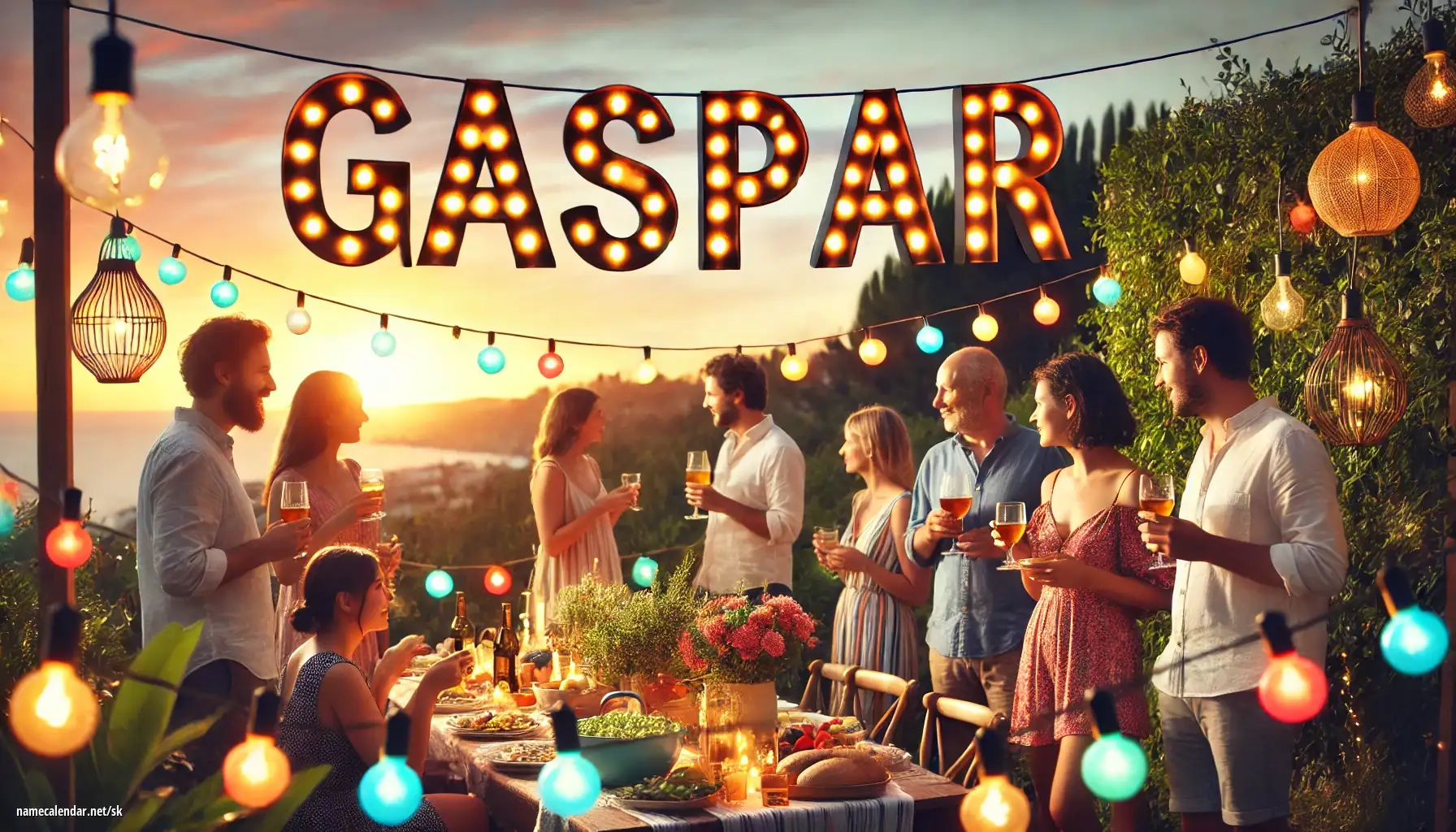 Oslava menín a mien - Gašpar