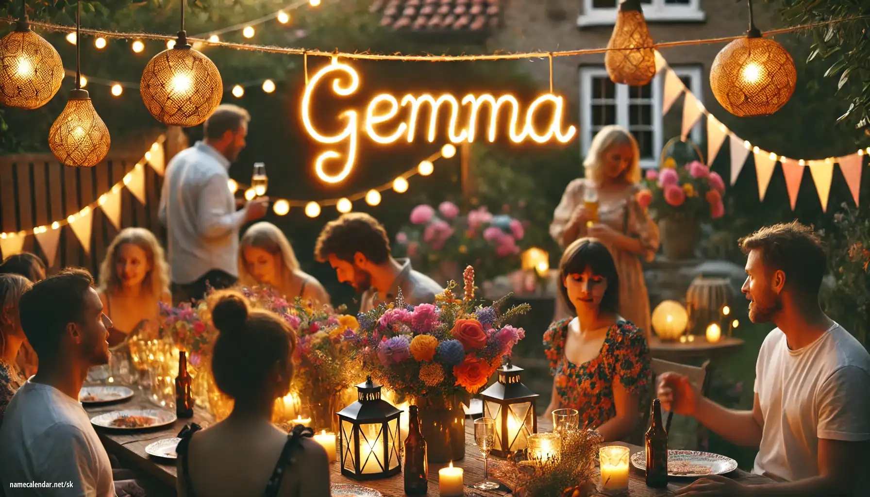 Oslava menín a mien - Gemma