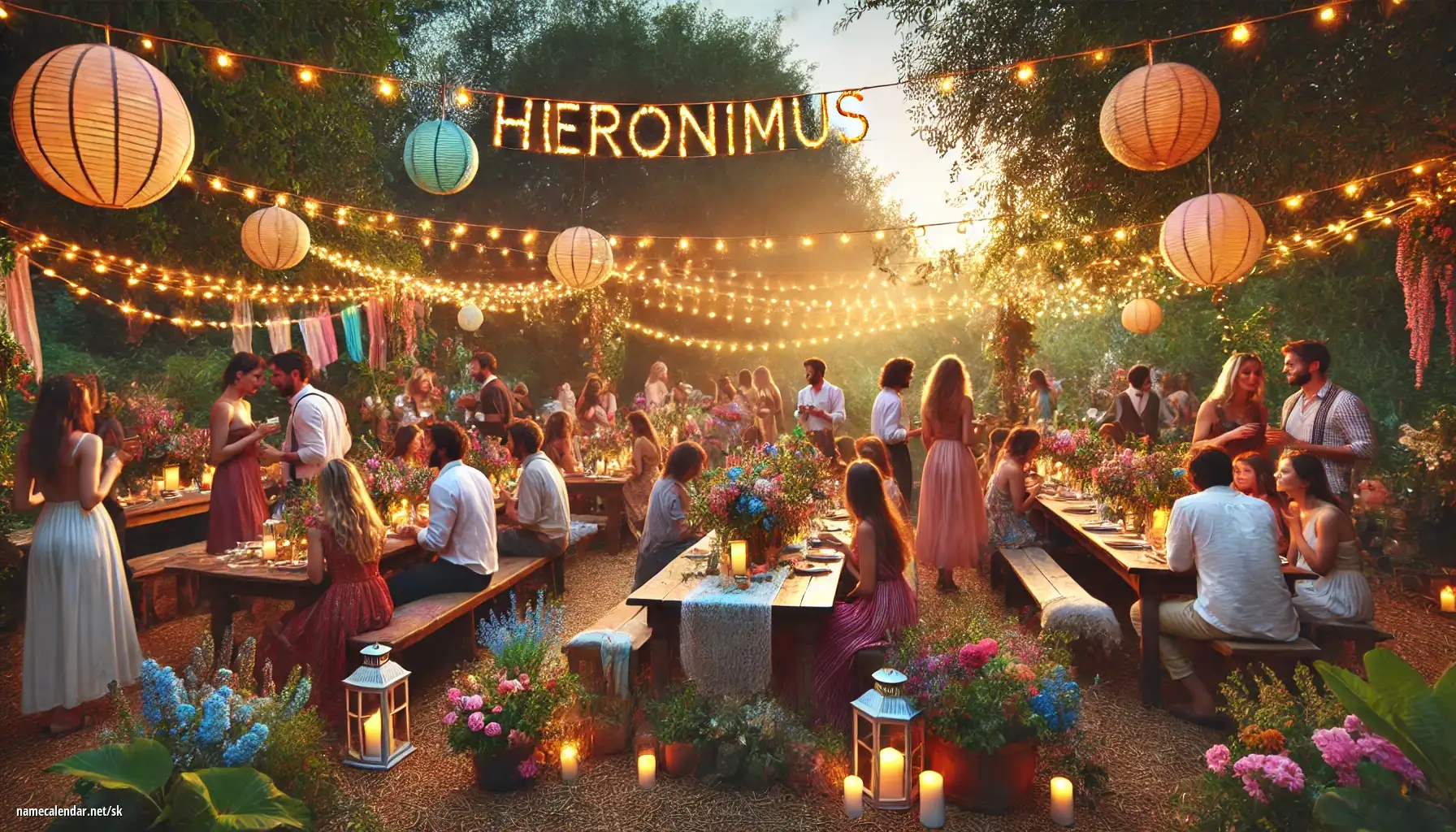 Oslava menín a mien - Hieronimus