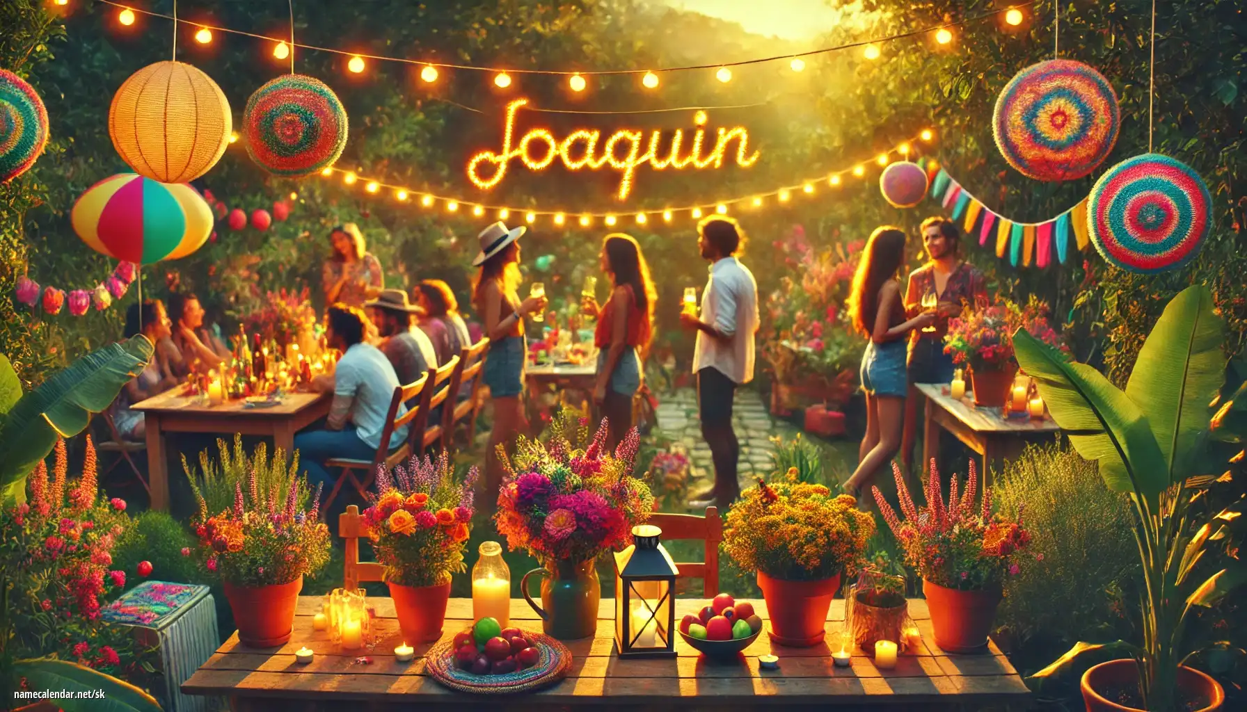 Oslava menín a mien - Joaquin